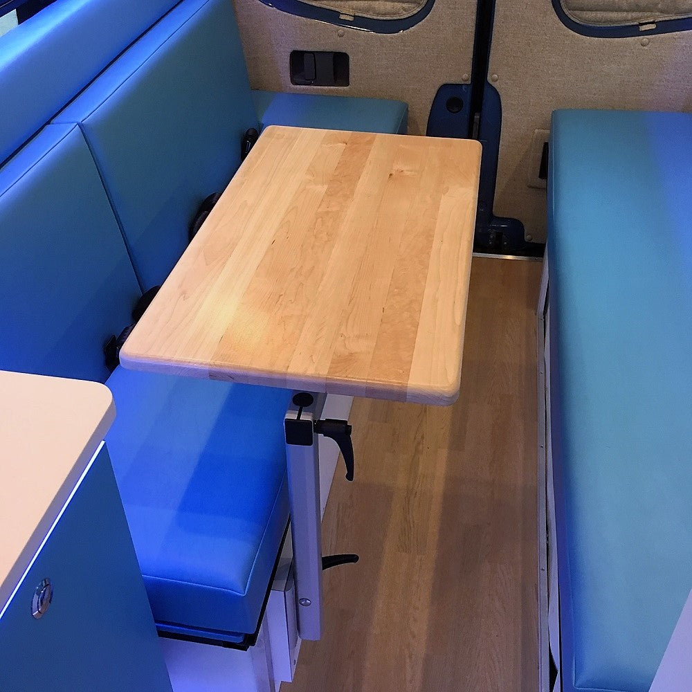 Lagun Table System + Butcher Block Tables – Adventure Van Company